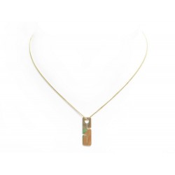 COLLIER DINH VAN PENDENTIF SEVENTIES CHAINE OR JAUNE 18K 6GR GOLD NECKLACE 1400€