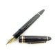 STYLO PLUME MONTBLANC MEISTERSTUCK 146 DORE 13659 PISTON NOIR + BOITE PEN 595€