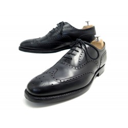 CHAUSSURES CHURCH'S RICHELIEU CHETWYND FLEURI 9G 43 LARGE CUIR NOIR SHOES 750€