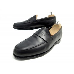 CHAUSSURES JOHN LOBB MOCASSINS FINEDON 8E 42 EN CUIR NOIR LOAFERS SHOES 760€