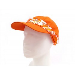 NEUF CASQUETTE HERMES ANNA H201015N1K57 T57 EN COTON ORANGE NEW COTTON CAP 535€