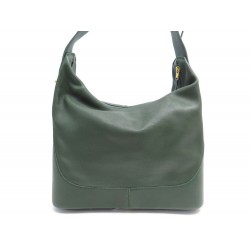 NEUF SAC A MAIN LOEWE 30 CM EN CUIR VERT GREEN NEW LEATHER HAND BAG PURSE 2450€