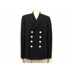 NEUF VESTE RALPH LAUREN COLLECTION T10 US 42 FR L EN LAINE NOIR NEW JACKET 1990€