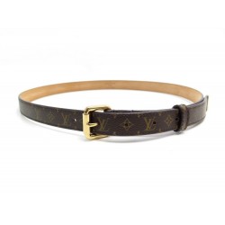 NEUF CEINTURE LOUIS VUITTON TAILLE 80 EN TOILE MONOGRAM + BOITE NEW BELT 295€