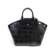 NEUF SAC A MAIN MAX MARA ANISTA S CUIR FACON CROCO NOIR + BANDOULIERE BAG 810€