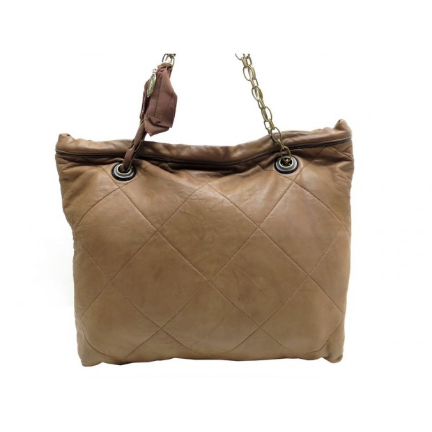 SAC A MAIN LANVIN AMALIA CABAS SHOPPING TOTE 38 CM EN CUIR HAND BAG PURSE 1160