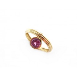 NEUF BAGUE POIRAY LOLITA 51 OR JAUNE 18K ET GRENAT RHODOLITE + BOITE RING 750€