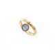 NEUF BAGUE POIRAY LOLITA 50 EN OR JAUNE 18K & TOPAZE + BOITE NEW GOLD RING 750€