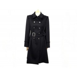 NEUF MANTEAU CHANEL P36033 PARIS MOSCOU 2009 T42 L EN CACHEMIRE NOIR COAT 8770€