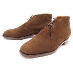 CHAUSSURES CHURCH S CHALFONT 8.5G 42.5 BOTTINES CHUKKA EN DAIM MARRON SHOES 620€