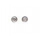 NEUF BOUCLES D'OREILLES POIRAY LOLITA PUCES OR BLANC CRISTAL BOITE EARRINGS 500€