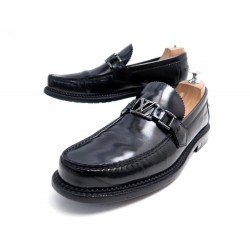 CHAUSSURES LOUIS VUITTON MOCASSINS 6 40 EN CUIR NOIR LEATHER LOAFERS SHOES 790€