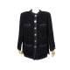 NEUF VESTE CHANEL P56758 METIERS D'ART 2017 EN TWEED XL 46 NOIR NEW JACKET 7000€