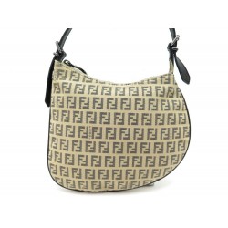 SAC A MAIN FENDI OYSTER S 8BR248 EN TOILE MONOGRAM FF ZUCCA BEIGE HAND BAG PURSE