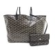 NEUF SAC A MAIN GOYARD SAINT LOUIS TOILE PM NOIR 