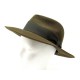 NEUF CHAPEAU MOTSCH POUR HERMES 61 EN FEUTRE MARRON + BOITE NEW FELT HAT 550€