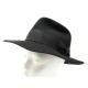 CHAPEAU MOTSCH MAISON HERMES TAILLE 61 EN FEUTRE NOIR BLACK FELT HAT 550€