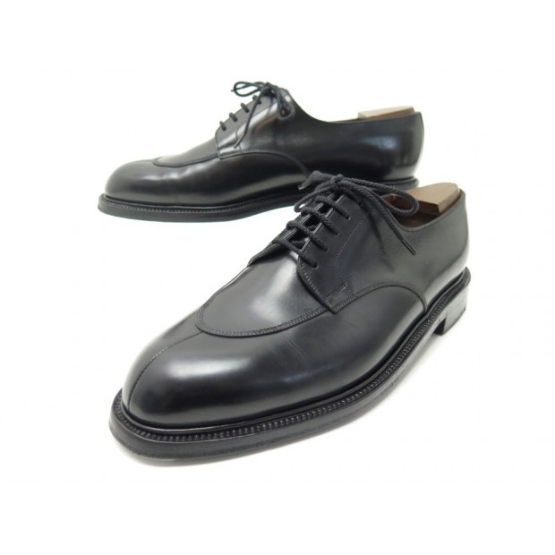 CHAUSSURES JM WESTON DERBY 598 DEMI CHASSE 8.5E 42.5 43 NOIR EMBAUCHOIRS 915€