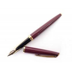 STYLO PLUME WATERMAN A CARTOUCHES EN RESINE BORDEAUX PLUME OR FOUNTAIN PEN 276€