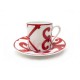 TASSE A CAFE ET SOUCOUPE HERMES BALCON DU GUADALQUIVIR P011017P PORCELAINE CUP