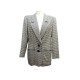 VESTE YVES SAINT LAURENT RIVE GAUCHE BLAZER PIED DE POULE M 40 EN LAINE 2190€