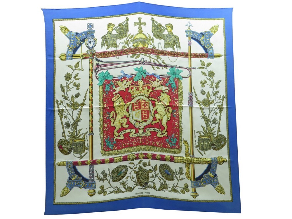 Foulard Hermes Dieu Et Mon Droit 1ere Edition Foulard Hermes Dieu Et Mon Droit 1ere Edition