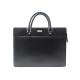 SACOCHE MONTBLANC CARTABLE 2 SOUFFLETS EN CUIR NOIR LEATHER BRIEFCASE 1200€