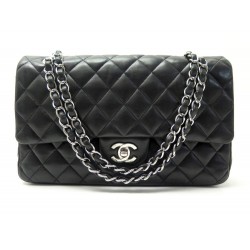 SAC A MAIN CHANEL CLASSIQUE TIMELESS MEDIUM CUIR MATELASSE NOIR HAND BAG 6850€