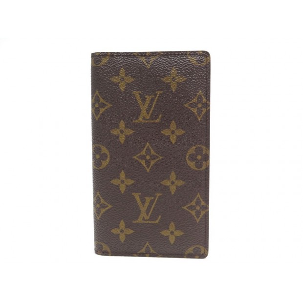 NEUF PORTEFEUILLE LOUIS VUITTON EN TOILE MONOGRAM PORTE CARTES WALLET 375€