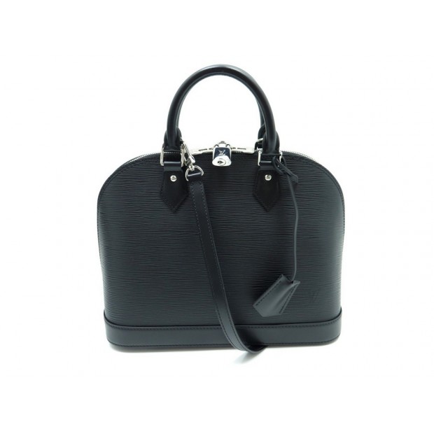 NEUF SAC A MAIN LOUIS VUITTON ALMA PM CUIR EPI M40302 BANDOULIERE NOIR BAG 1725€