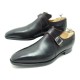 CHAUSSURES CORTHAY ARCA BOUCLE 10.5 44.5 MOCASSINS CUIR NOIR LOAFERS SHOES 1450€