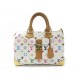 SAC A MAIN LOUIS VUITTON SPEEDY 30 TOILE MONOGRAM MURAKAMI BLANC HAND BAG 1680€