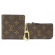 NEUF VINTAGE PORTEFEUILLE POCHETTE CLE LOUIS VUITTON TOILE MONOGRAM WALLET 510€