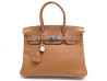 sac a main hermes birkin 30 de 2010 en cuir togo gold