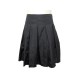 NEUF JUPE COURTE PRADA PLISSEE M 38 EN NYLON NOIR NEW BLACK SKIRT 880€