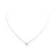 NEUF COLLIER VAN CLEEF & ARPELS PENDENTIF FLEURETTE PM OR BLANC DIAMANT NECKLACE