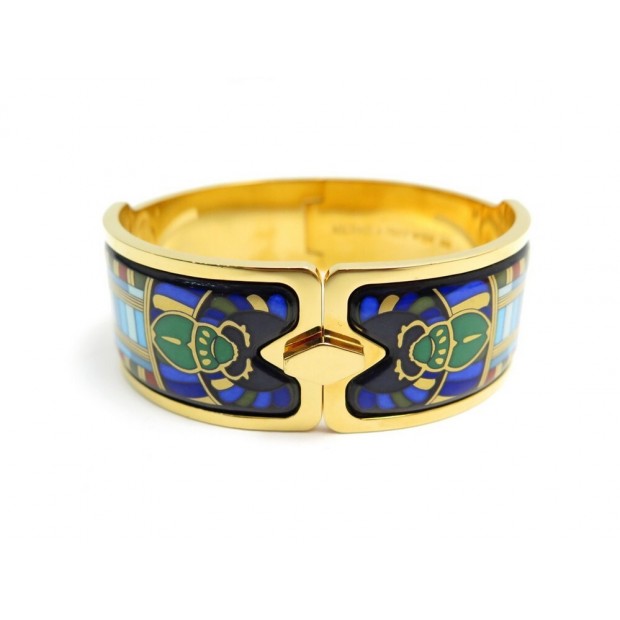 BRACELET MICHAELA FREY FREYWILLE ROYAL SCARABEE 18 EMAIL PLAQUE OR ENAMEL 1115€