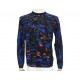 NEUF PULL KENZO 5PU219 M 48 EN LAINE MULTICOLORE WOOL NEW SWEATER 250€