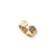 BAGUE CARTIER DOUBLE C TAILLE 53 EN OR ROSE 18K 7.7GR GOLD RING 1830€