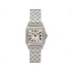 MONTRE CARTIER SANTOS DEMOISELLE 2701 26 MM QUARTZ EN ACIER PALLADIE WATCH 6190€