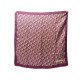 FOULARD CHRISTIAN DIOR MONOGRAM OBLIQUE BORDEAUX CARRE 70 SOIE SILK SCARF 390€