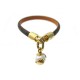 NEUF BRACELET LOUIS VUITTON PERLE ANGE MONOGRAM M6162 T19 EN TOILE + BOITE 400€