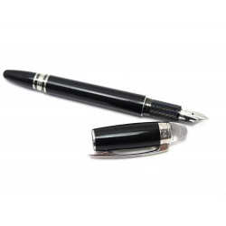 STYLO PLUME MONTBLANC STARWALKER PLATINUM 8482 EN RESINE NOIR FOUNTAIN PEN 570€