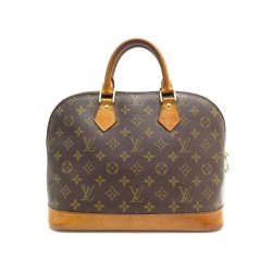 SAC A MAIN LOUIS VUITTON ALMA PM M53151 EN TOILE MONOGRAM CANVAS HANDBAG 1250€