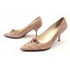 CHAUSSURES PRADA ESCARPINS CAMOSCIO 37.5 IT 38 FR CUIR VIEUX ROSE SHOES 495€