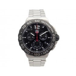 NEUF MONTRE TAG HEUER FORMULA 1 CAU1110 QUARTZ CHRONOGRAPHE ACIER WATCH 1500€