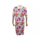 NEUF ROBE POLO HERMES TAILLE L 42 MOTIFS FLEURS ROSES EN COTON NEW DRESS 800€