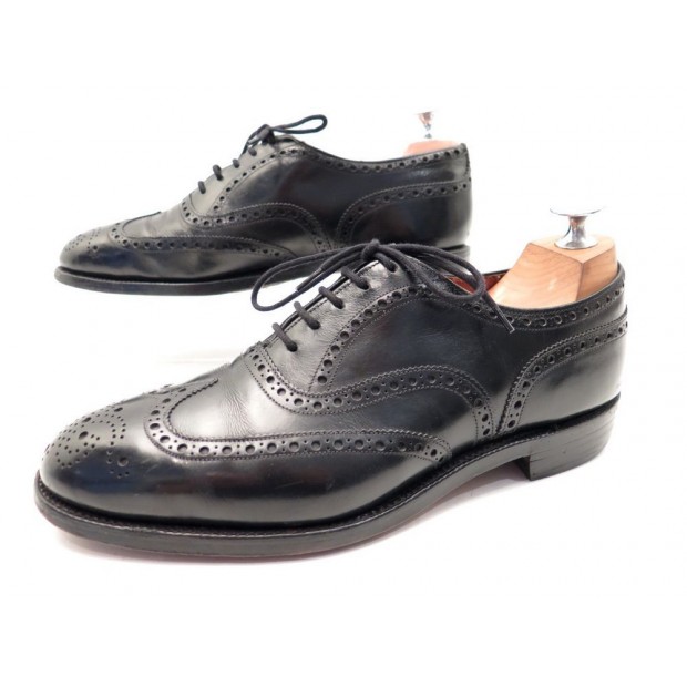 CHAUSSURES CHURCH'S HICKSTEAD RICHELIEU 6F 40 LARGE CUIR NOIR BLACK SHOES 620€