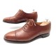 CHAUSSURES JOHN LOBB CITY RICHELIEU BOUTS DROITS 9E 43 CUIR MARRON SHOES 1370€