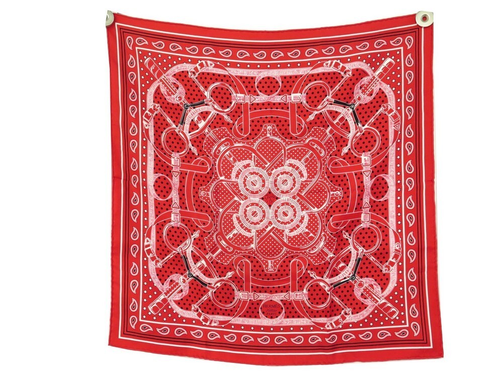 HERMES バンダナ Eperon d'Or bandana 55 直営店ラッピング Eperon d'Or bandana 55 | Hermès Mainland China
